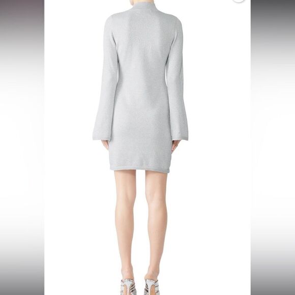 Stylestalker | Tamara Sparkly Knit Long Sleeve Sweater Mini Dress Size XL - Picture 3 of 10